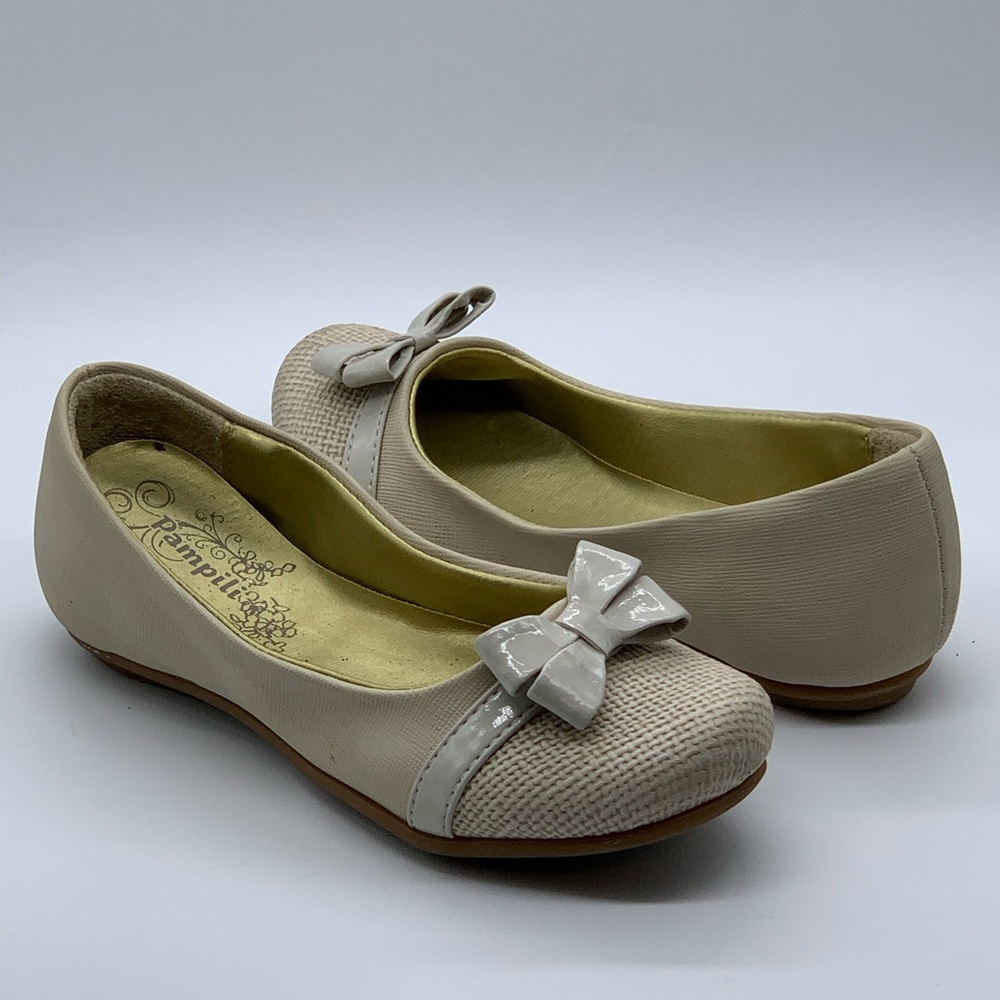 Pampili Kid Girl 186 Helo Slip On Flats Dress Special Occasion Dress Shoe Size 1